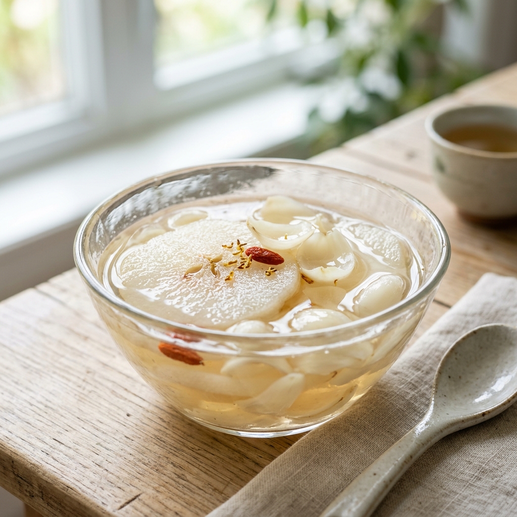Pear and Lily Bulb Soup